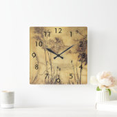 ヴィンテージおとぎ話おとぎ綱渡りラッカム スクエア壁時計 (ホーム)