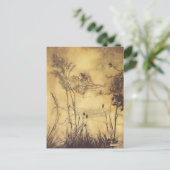 ヴィンテージおとぎ話おとぎ綱渡りラッカム ポストカード (スタンド正面)