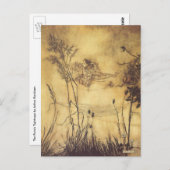 ヴィンテージおとぎ話おとぎ綱渡りラッカム ポストカード (正面/裏面)