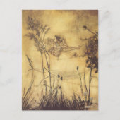 ヴィンテージおとぎ話おとぎ綱渡りラッカム ポストカード (正面)