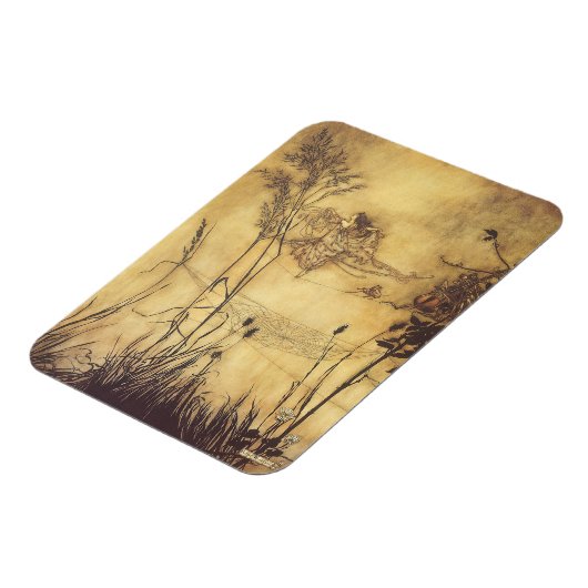 ヴィンテージおとぎ話おとぎ綱渡りラッカム マグネット (左側)