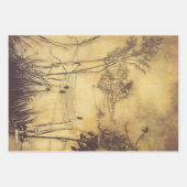 ヴィンテージおとぎ話おとぎ綱渡りラッカム ラッピングペーパーシート (正面)