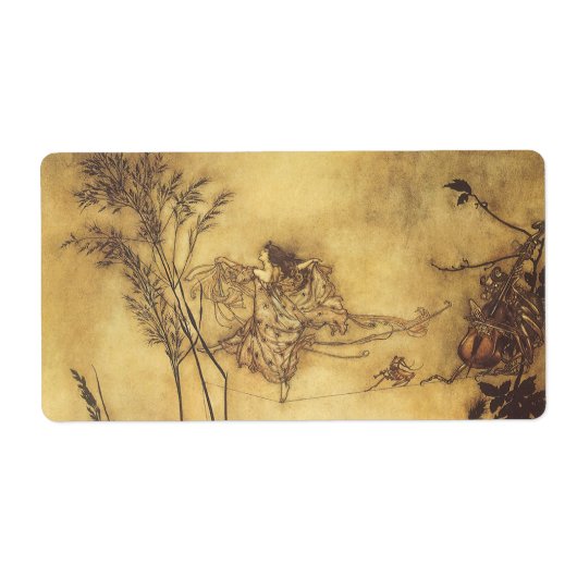 ヴィンテージおとぎ話おとぎ綱渡りラッカム ラベル (正面)