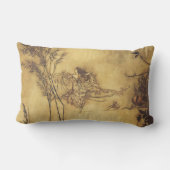 ヴィンテージおとぎ話おとぎ綱渡りラッカム ランバークッション (裏面)