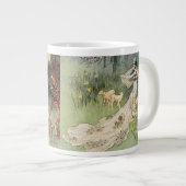 ヴィンテージおとぎ話のペインティングマグ ジャンボコーヒーマグカップ (正面右)