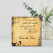 ヴィンテージおとぎ話の愛引用文日付を保存 セーブザデート (スタンド正面)