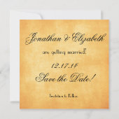 ヴィンテージおとぎ話の愛引用文日付を保存 セーブザデート (裏面)