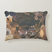 ヴィンテージおとぎ話アラジンと魔法ランプ アクセントクッション (正面)