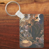 ヴィンテージおとぎ話アラジンと魔法ランプ キーホルダー (正面)