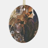 ヴィンテージおとぎ話アラジンと魔法ランプ セラミックオーナメント (右)