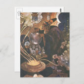 ヴィンテージおとぎ話アラジンと魔法ランプ ポストカード (正面/裏面)