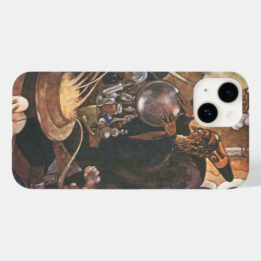 ヴィンテージおとぎ話アラジンと魔法ランプ Case-Mate iPhoneケース (裏面 (横))