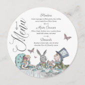 ヴィンテージおとぎ話アリスinワンダーランドティーパーティー メニュー (正面)