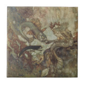 ヴィンテージおとぎ話エドモンド・ダラックの人魚 タイル (正面)