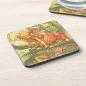 ヴィンテージおとぎ話カエル王子プリンセスバイポンド コースター (左側)