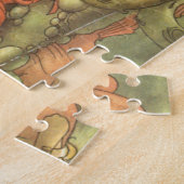 ヴィンテージおとぎ話カエル王子プリンセスバイポンド ジグソーパズル (側面)