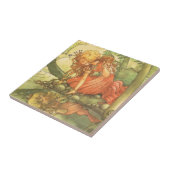 ヴィンテージおとぎ話カエル王子プリンセスバイポンド タイル (側面)