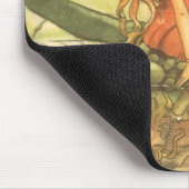 ヴィンテージおとぎ話カエル王子プリンセスバイポンド マウスパッド (コーナー)