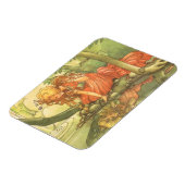 ヴィンテージおとぎ話カエル王子プリンセスバイポンド マグネット (左側)