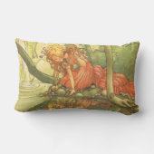 ヴィンテージおとぎ話カエル王子プリンセスバイポンド ランバークッション (裏面)