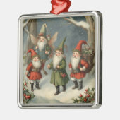 ヴィンテージおとぎ話クリスマス格言in the Forest メタルオーナメント (左)