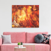 ヴィンテージおとぎ話ザキャプティブロビンバイフィッツジェラルド キャンバスプリント (インサイチュ (リビング))