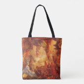 ヴィンテージおとぎ話ザキャプティブロビンバイフィッツジェラルド トートバッグ (裏面)