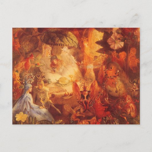 ヴィンテージおとぎ話ザキャプティブロビンバイフィッツジェラルド ポストカード (正面)