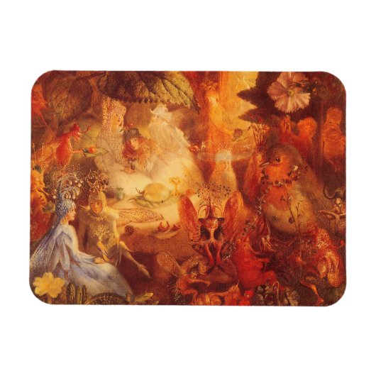 ヴィンテージおとぎ話ザキャプティブロビンバイフィッツジェラルド マグネット (横)