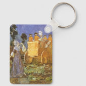 ヴィンテージおとぎ話シンデレラと妖精のゴッドマザー キーホルダー (裏面)