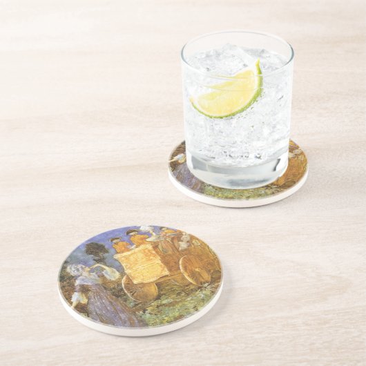 ヴィンテージおとぎ話シンデレラと妖精のゴッドマザー コースター (側面)