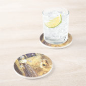 ヴィンテージおとぎ話シンデレラと妖精の女神 コースター (側面)