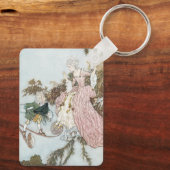 ヴィンテージおとぎ話スリーピング美しいバイエドムンドゥラック キーホルダー (裏面)