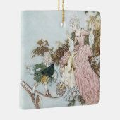 ヴィンテージおとぎ話スリーピング美しいバイエドムンドゥラック セラミックオーナメント (右)