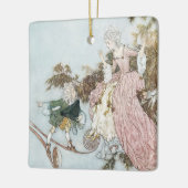 ヴィンテージおとぎ話スリーピング美しいバイエドムンドゥラック セラミックオーナメント (左)