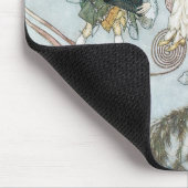 ヴィンテージおとぎ話スリーピング美しいバイエドムンドゥラック マウスパッド (コーナー)