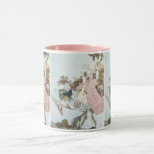 ヴィンテージおとぎ話スリーピング美しいバイエドムンドゥラック マグカップ (中央)