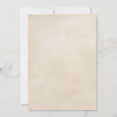 ヴィンテージおとぎ話テーマ城と馬車 招待状 (裏面)