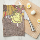 ヴィンテージおとぎ話ハメリンのパイパー キッチンタオル (四つ折り)