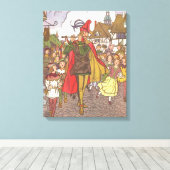 ヴィンテージおとぎ話ハメリンのパイパー キャンバスプリント (インサイチュ (ウッドフロア))