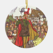 ヴィンテージおとぎ話ハメリンのパイパー セラミックオーナメント (正面)