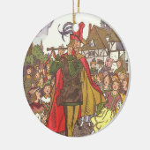 ヴィンテージおとぎ話ハメリンのパイパー セラミックオーナメント (左)