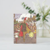 ヴィンテージおとぎ話ハメリンのパイパー ポストカード (スタンド正面)