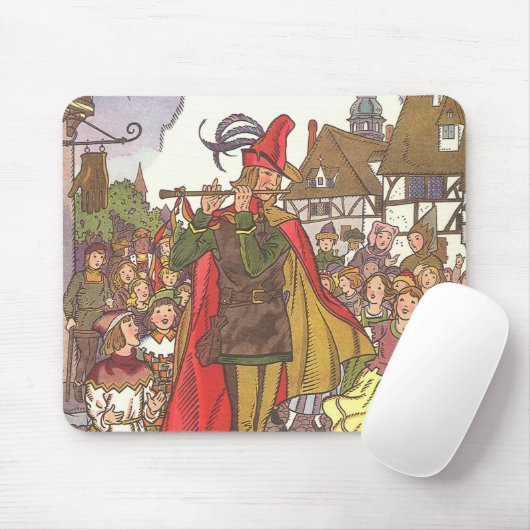 ヴィンテージおとぎ話ハメリンのパイパー マウスパッド (マウス)