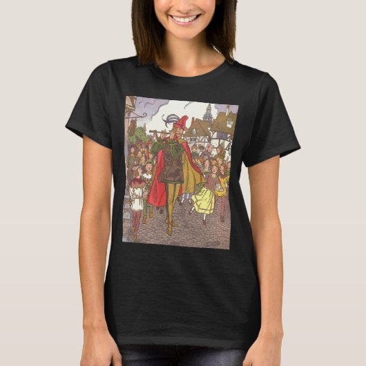 ヴィンテージおとぎ話ハメリンのパイパー Tシャツ (正面)