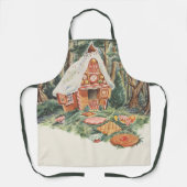 ヴィンテージおとぎ話ハンゼルとグレテルキャンディーハウス エプロン (正面)