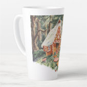 ヴィンテージおとぎ話ハンゼルとグレテルキャンディーハウス カフェラテマグ (左アングル)