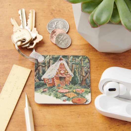 ヴィンテージおとぎ話ハンゼルとグレテルキャンディーハウス キーホルダー (デスク)