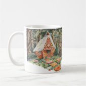 ヴィンテージおとぎ話ハンゼルとグレテルキャンディーハウス コーヒーマグカップ (左)