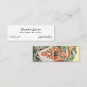 ヴィンテージおとぎ話ハンゼルとグレテルキャンディーハウス コーリングカード (正面/裏面)